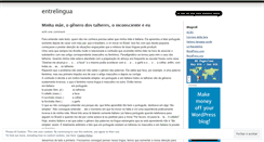 Desktop Screenshot of entrelingua.wordpress.com