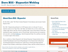 Tablet Screenshot of hypnotistdavehill.wordpress.com