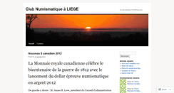 Desktop Screenshot of cnumismatiqueliegeois.wordpress.com