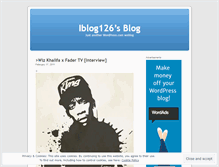 Tablet Screenshot of iblog126.wordpress.com