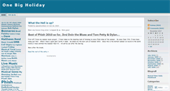 Desktop Screenshot of 1bigholiday.wordpress.com
