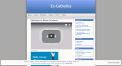 Desktop Screenshot of excatholics.wordpress.com