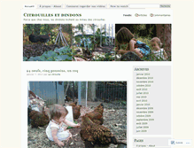 Tablet Screenshot of citrouillesetdindons.wordpress.com