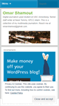 Mobile Screenshot of omarshamout.wordpress.com
