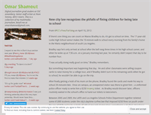 Tablet Screenshot of omarshamout.wordpress.com