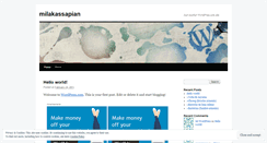 Desktop Screenshot of milakassapian.wordpress.com