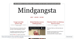 Desktop Screenshot of mindgangsta.wordpress.com