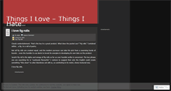 Desktop Screenshot of lovenhate.wordpress.com