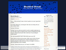 Tablet Screenshot of bluebirdstreet.wordpress.com
