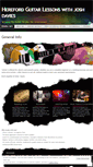 Mobile Screenshot of herefordguitarlessons.wordpress.com