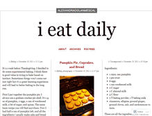 Tablet Screenshot of icookdaily.wordpress.com