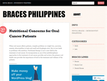 Tablet Screenshot of bracesphilippines.wordpress.com