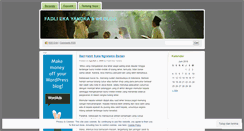 Desktop Screenshot of fadliictjambi.wordpress.com