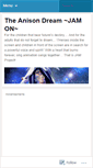 Mobile Screenshot of anisondream.wordpress.com