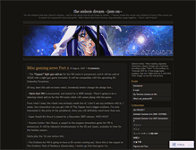 Tablet Screenshot of anisondream.wordpress.com