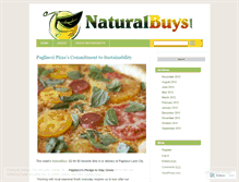 Tablet Screenshot of naturalbuysseattle.wordpress.com