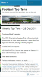 Mobile Screenshot of footballtoptens.wordpress.com