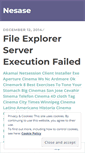 Mobile Screenshot of nesase.wordpress.com