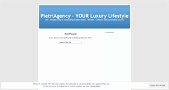 Desktop Screenshot of pietriagency.wordpress.com