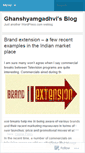 Mobile Screenshot of ghanshyamgadhvi.wordpress.com