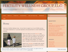 Tablet Screenshot of fertilitywellnessgroup.wordpress.com