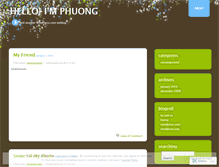 Tablet Screenshot of dinhquephuong.wordpress.com