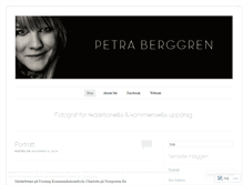 Tablet Screenshot of petraberggrenblog.wordpress.com