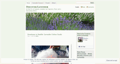 Desktop Screenshot of discoverlavender.wordpress.com