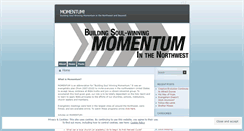 Desktop Screenshot of npucmomentum.wordpress.com