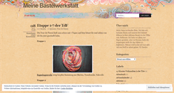 Desktop Screenshot of meinebastelwerkstatt.wordpress.com