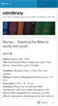 Mobile Screenshot of celclibrary.wordpress.com