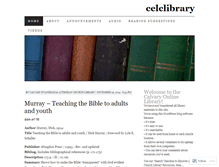 Tablet Screenshot of celclibrary.wordpress.com