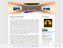 Tablet Screenshot of musicalboxed.wordpress.com