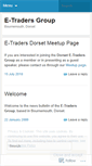Mobile Screenshot of etradersgroup.wordpress.com