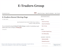 Tablet Screenshot of etradersgroup.wordpress.com