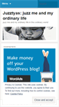 Mobile Screenshot of juzztyas.wordpress.com