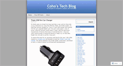 Desktop Screenshot of coho.wordpress.com