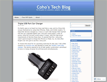 Tablet Screenshot of coho.wordpress.com