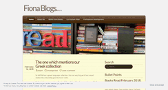 Desktop Screenshot of fionablogsat.wordpress.com