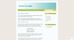 Desktop Screenshot of cursosingles.wordpress.com