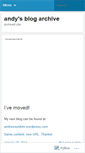 Mobile Screenshot of andkim.wordpress.com
