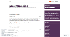 Desktop Screenshot of musingmum.wordpress.com