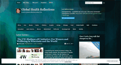 Desktop Screenshot of globalhealthreflections.wordpress.com