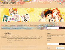 Tablet Screenshot of otakuunite.wordpress.com