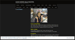 Desktop Screenshot of goodnewsaboutnigeria.wordpress.com