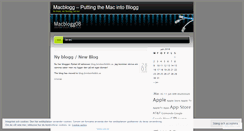Desktop Screenshot of macblogg08.wordpress.com