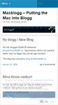 Mobile Screenshot of macblogg08.wordpress.com