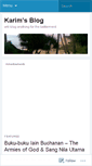Mobile Screenshot of akarimomar.wordpress.com