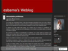 Tablet Screenshot of esbama.wordpress.com