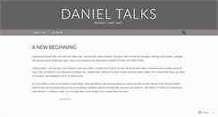 Desktop Screenshot of danieltalks.wordpress.com